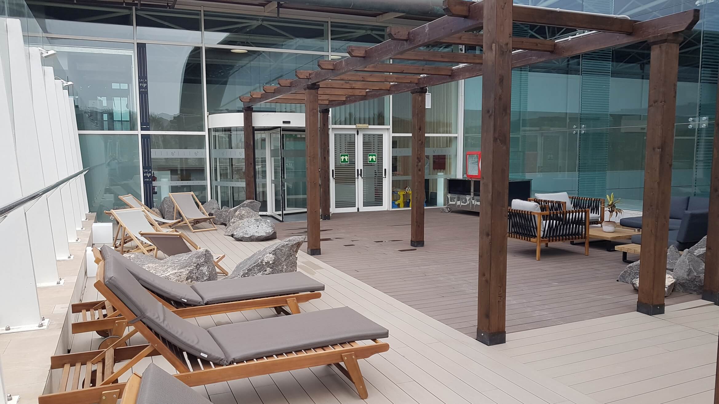 Flughafen Fuerteventura VIP Lounge außen